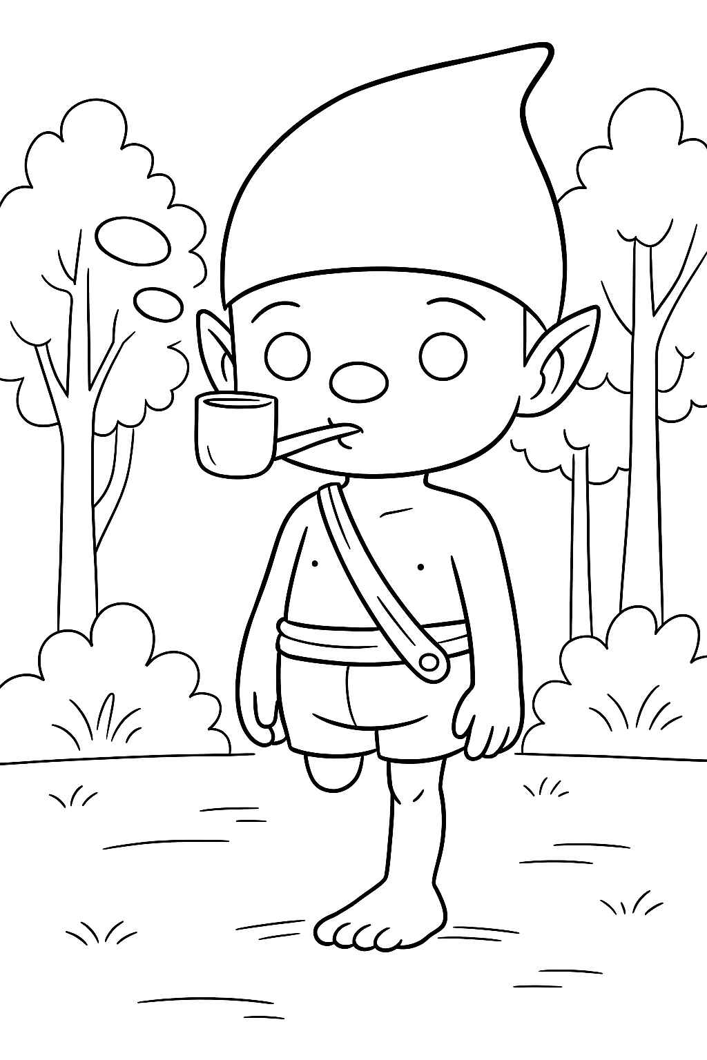 Desenho de Saci Desenho Colorir Imprimir 19