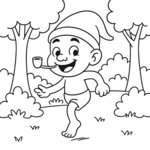 Desenho de Saci Desenho Colorir Imprimir 22