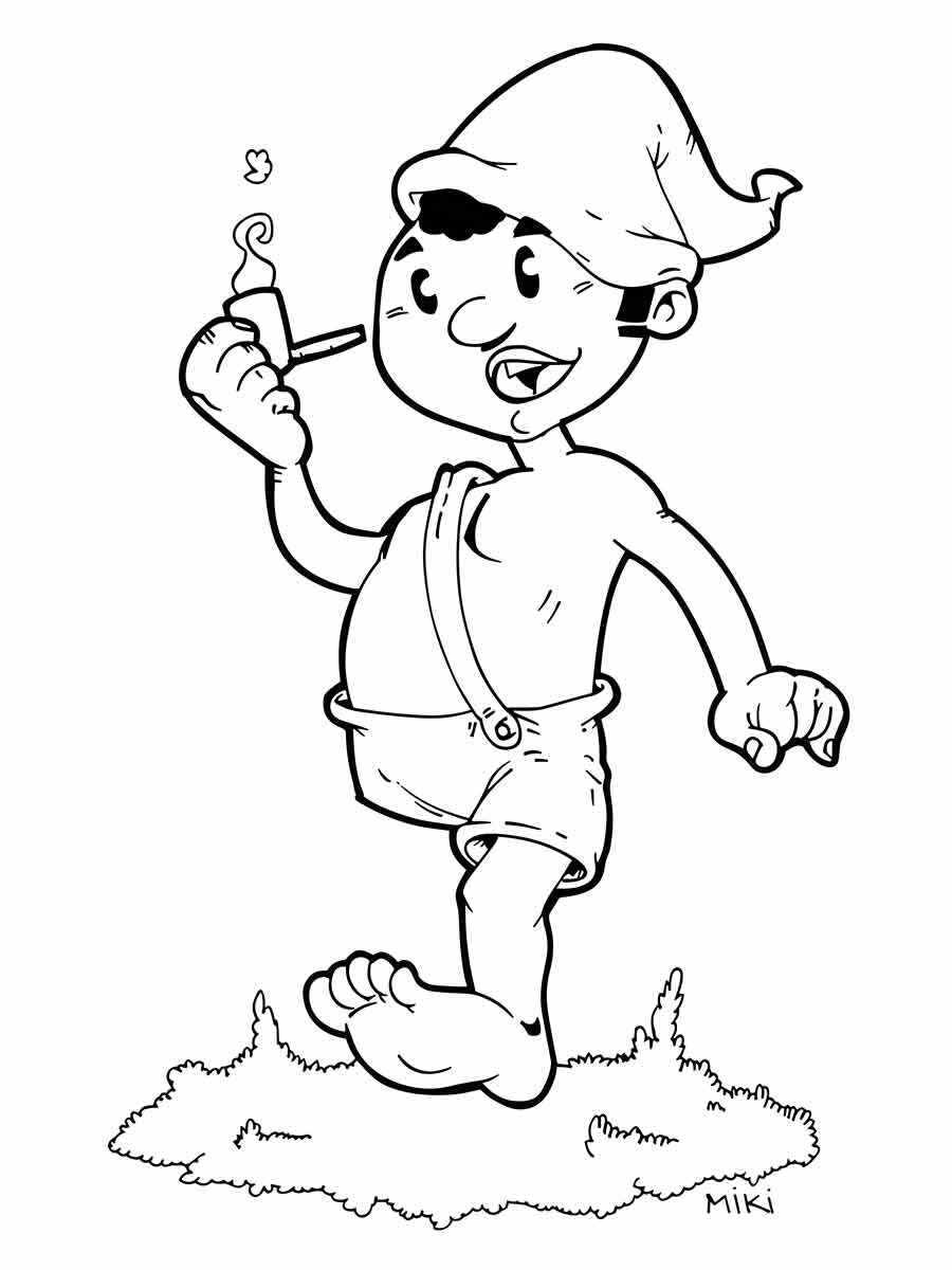 Desenho de Saci Desenho Colorir Imprimir 31