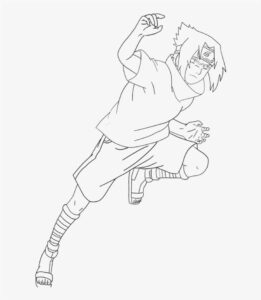 Desenho de Sasuke Desenho Colorir Imprimir 02