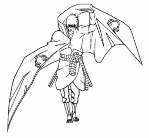 Desenho de Sasuke Desenho Colorir Imprimir 15