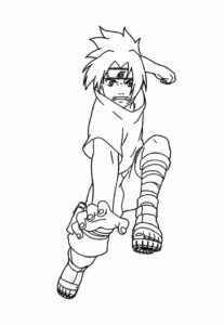 Desenho de Sasuke Desenho Colorir Imprimir 21