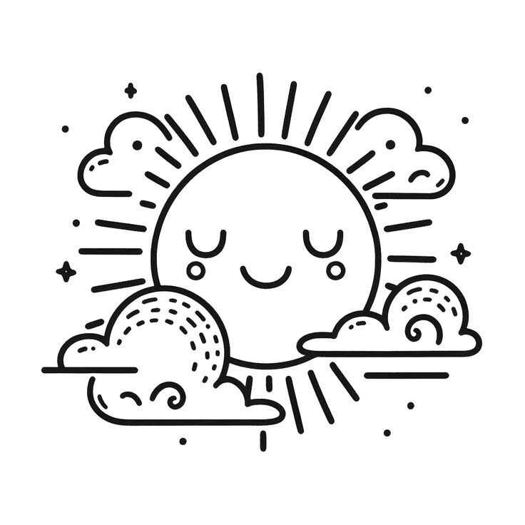 Desenho de Sol Desenho Colorir Imprimir 09