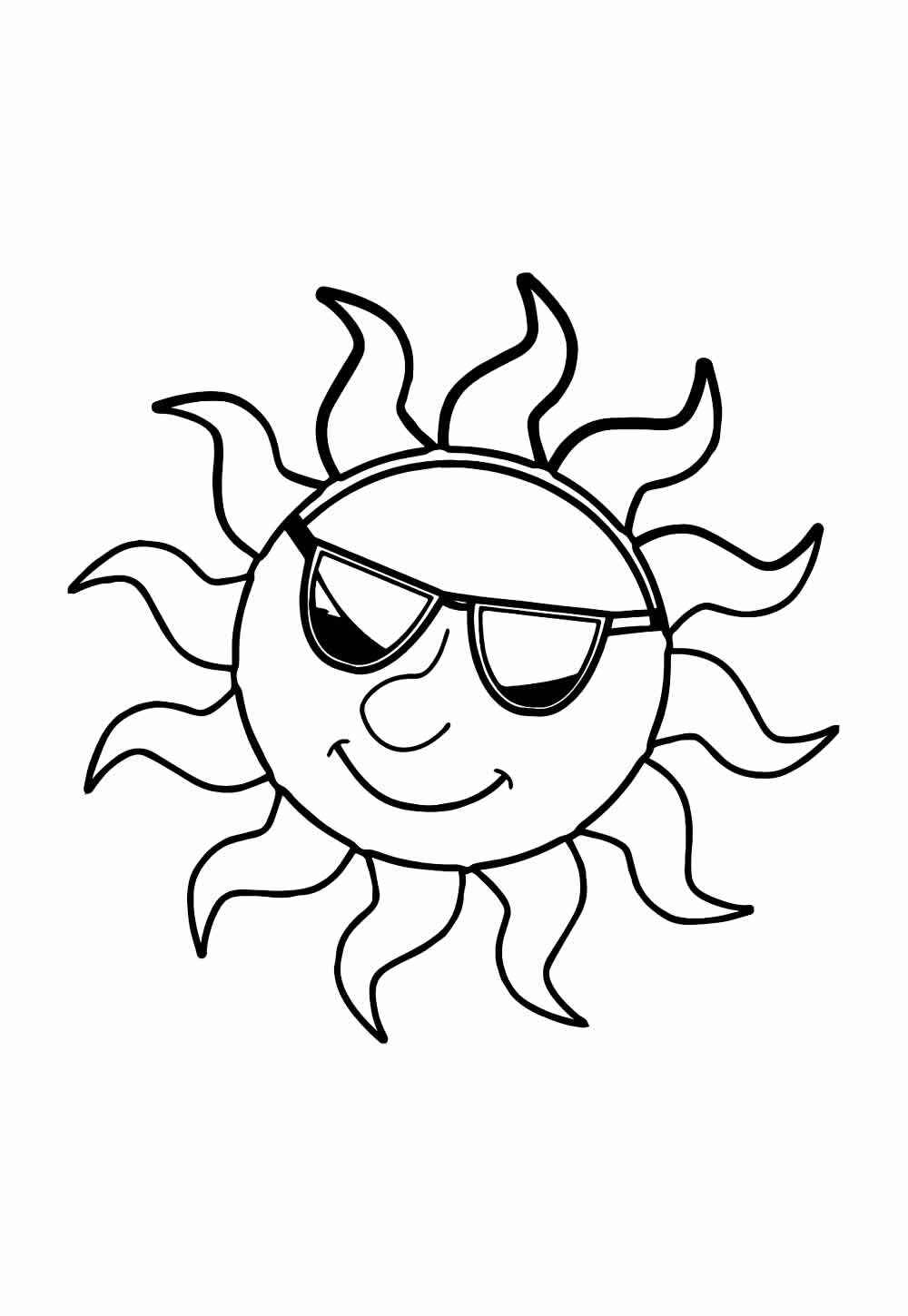 Desenho de Sol Desenho Colorir Imprimir 16