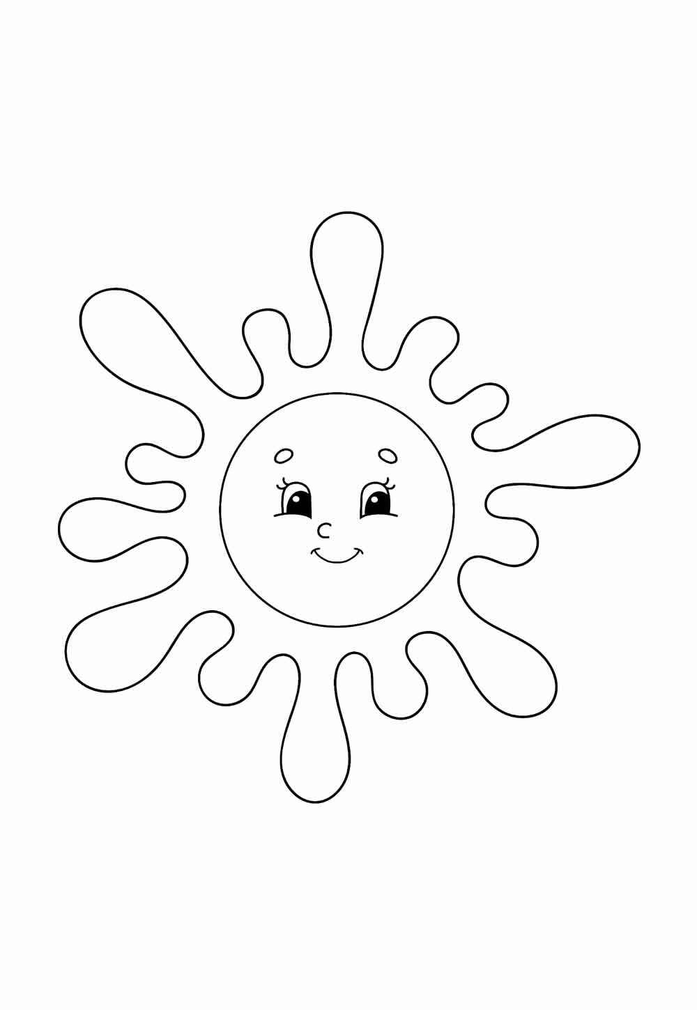 Desenho de Sol Desenho Colorir Imprimir 17