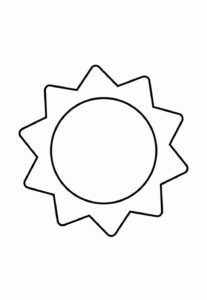 Desenho de Sol Desenho Colorir Imprimir 20