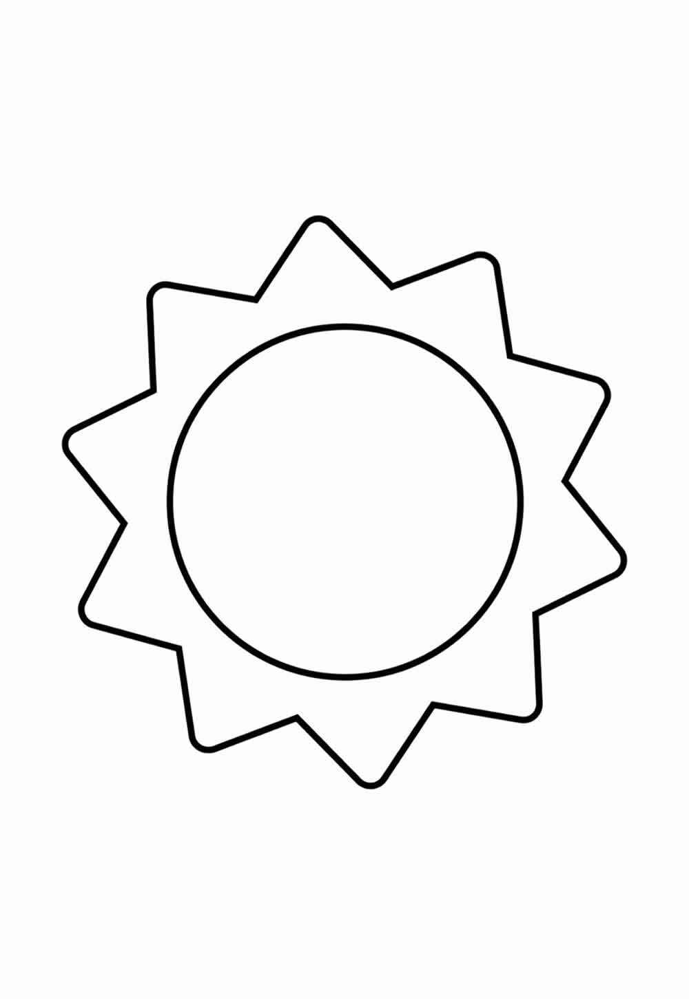 Desenho de Sol Desenho Colorir Imprimir 20