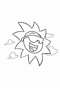 Desenho de Sol Desenho Colorir Imprimir 21