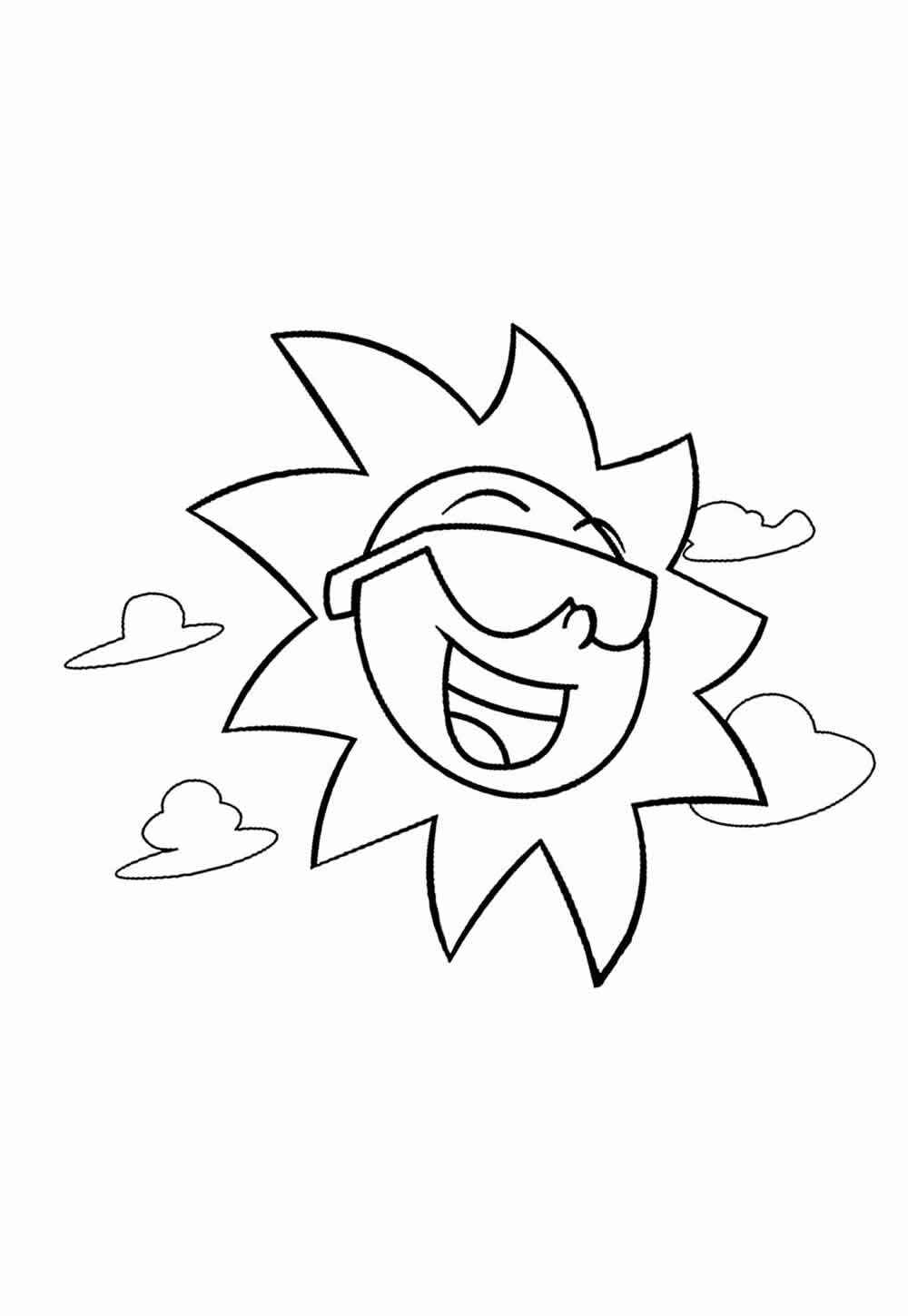 Desenho de Sol Desenho Colorir Imprimir 21