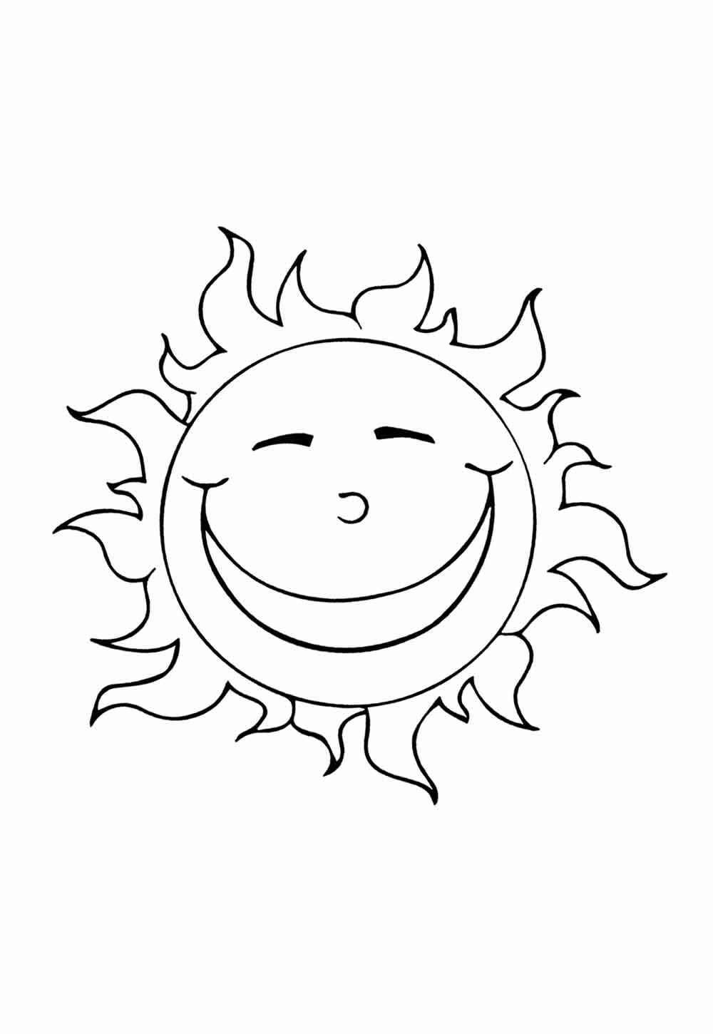 Desenho de Sol Desenho Colorir Imprimir 22