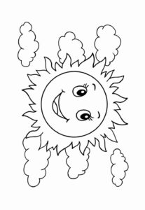 Desenho de Sol Desenho Colorir Imprimir 24
