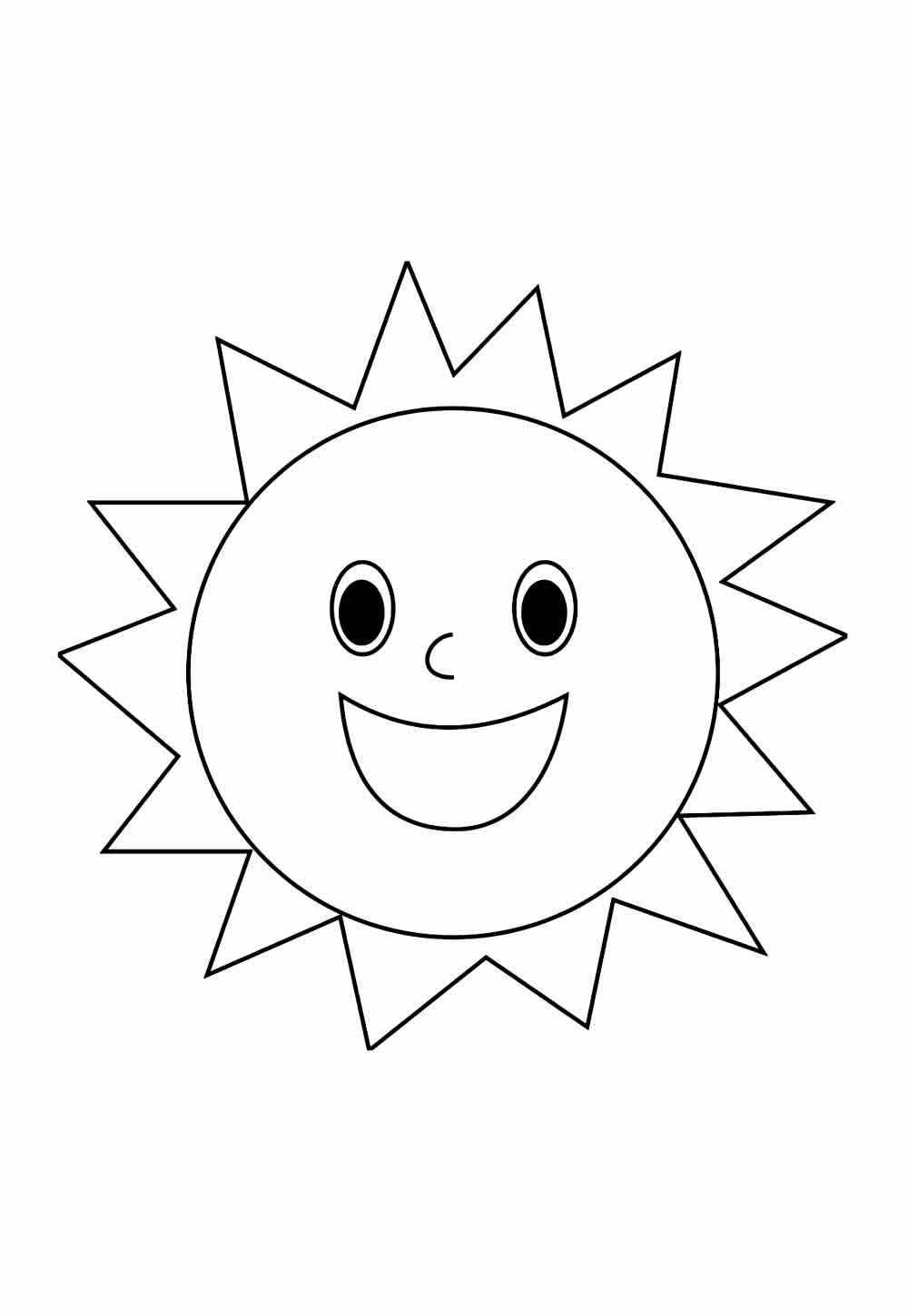 Desenho de Sol Desenho Colorir Imprimir 25