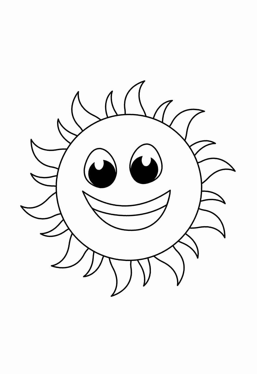 Desenho de Sol Desenho Colorir Imprimir 26