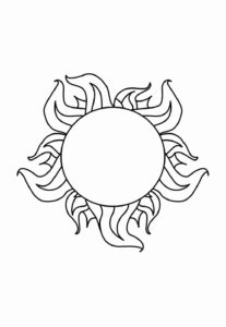 Desenho de Sol Desenho Colorir Imprimir 27