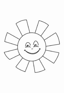 Desenho de Sol Desenho Colorir Imprimir 28
