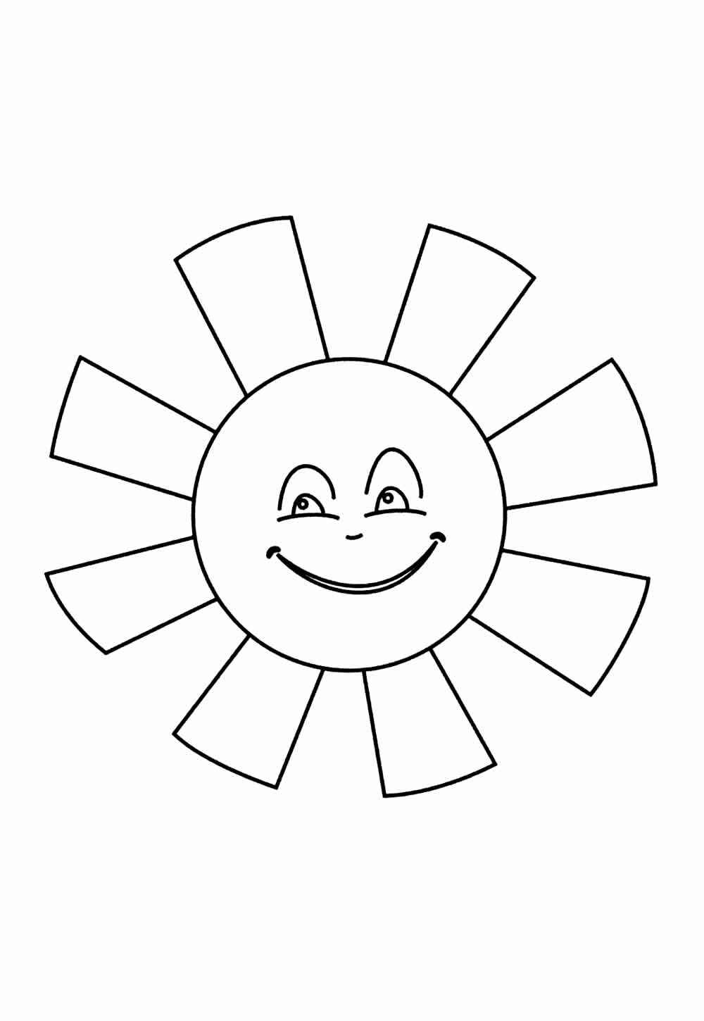 Desenho de Sol Desenho Colorir Imprimir 28