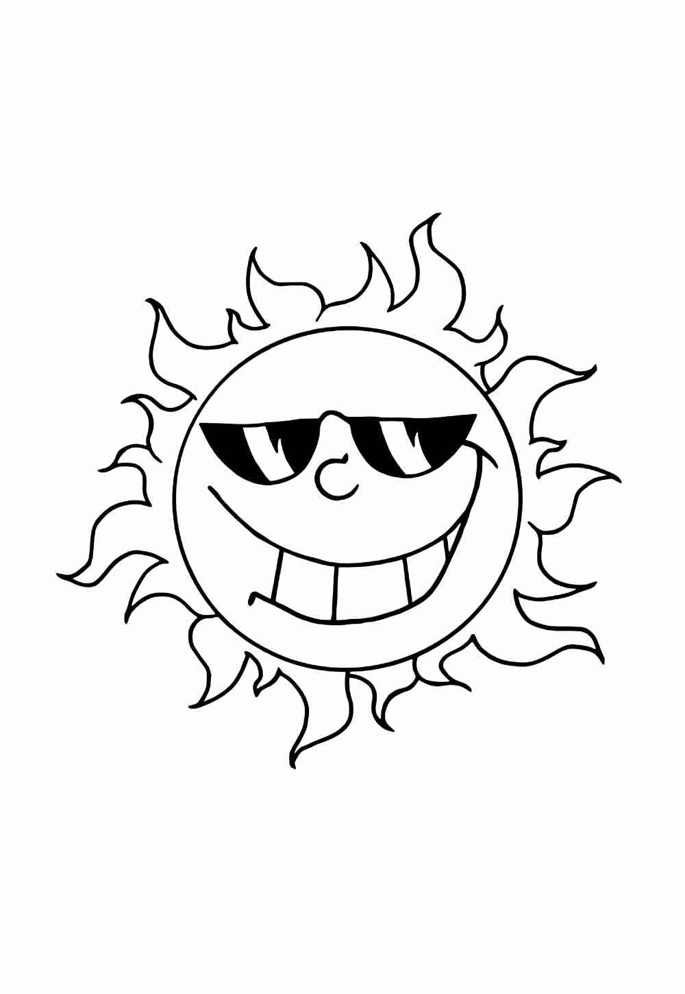 Desenho de Sol Desenho Colorir Imprimir 29