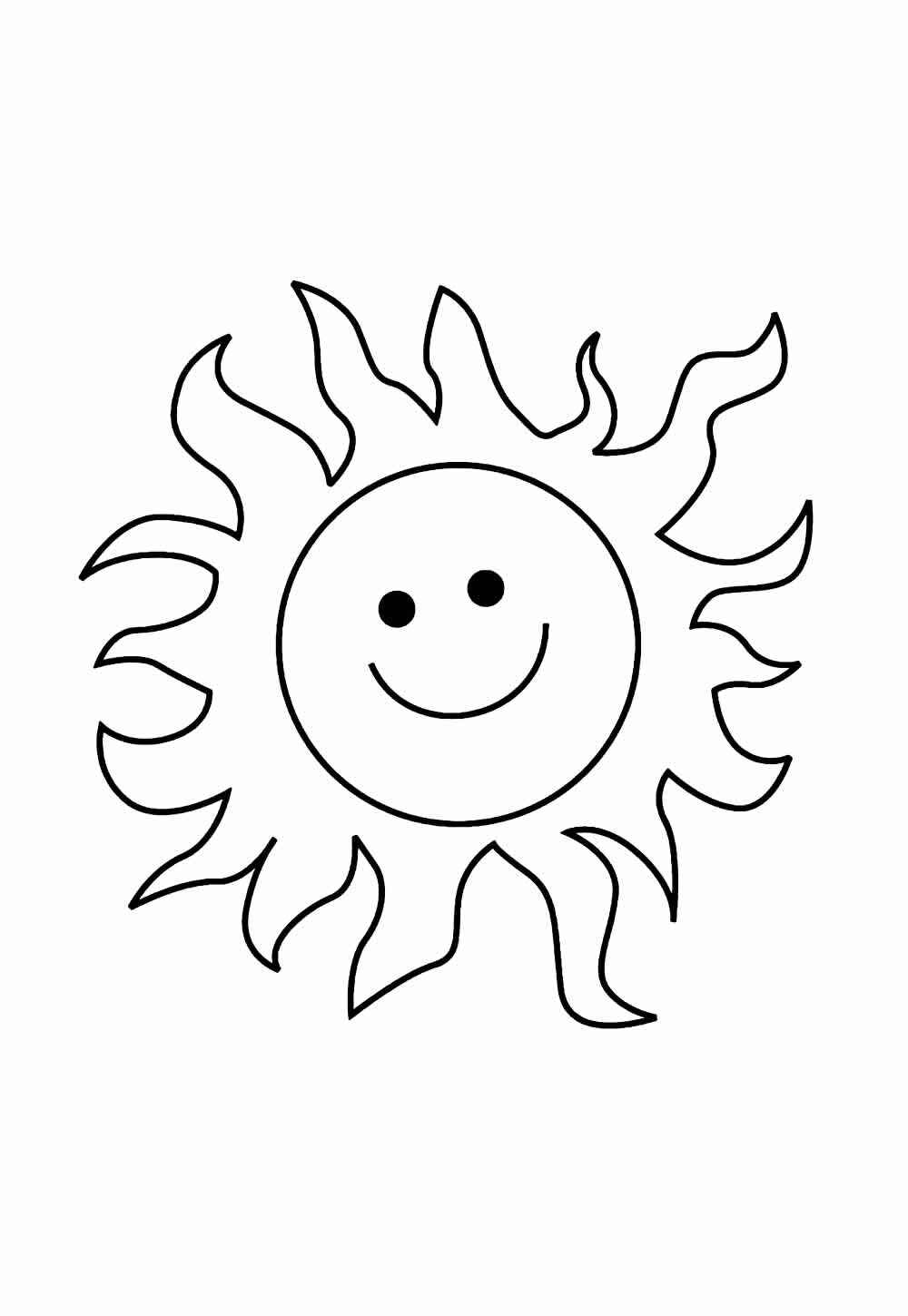 Desenho de Sol Desenho Colorir Imprimir 30