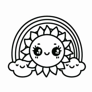 Desenho de Sol Desenho Colorir Imprimir 34