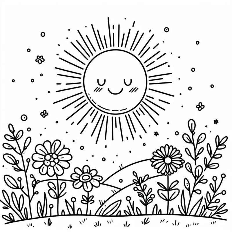 Desenho de Sol Desenho Colorir Imprimir 35