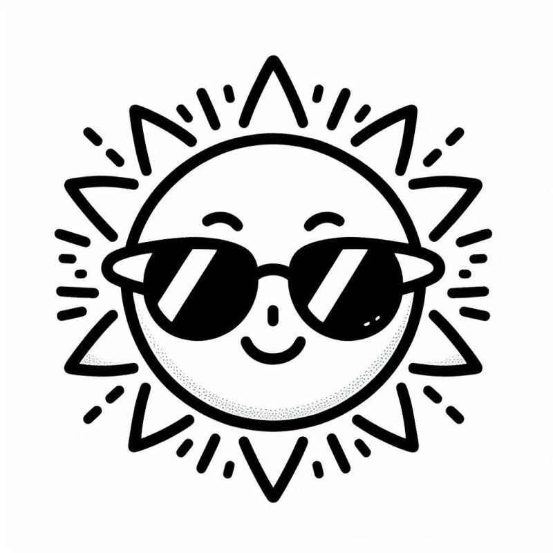 Desenho de Sol Desenho Colorir Imprimir 39