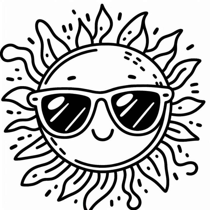 Desenho de Sol Desenho Colorir Imprimir 46