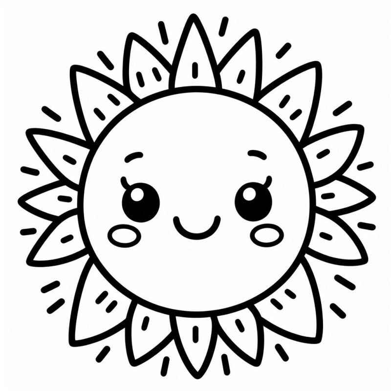 Desenho de Sol Desenho Colorir Imprimir 50