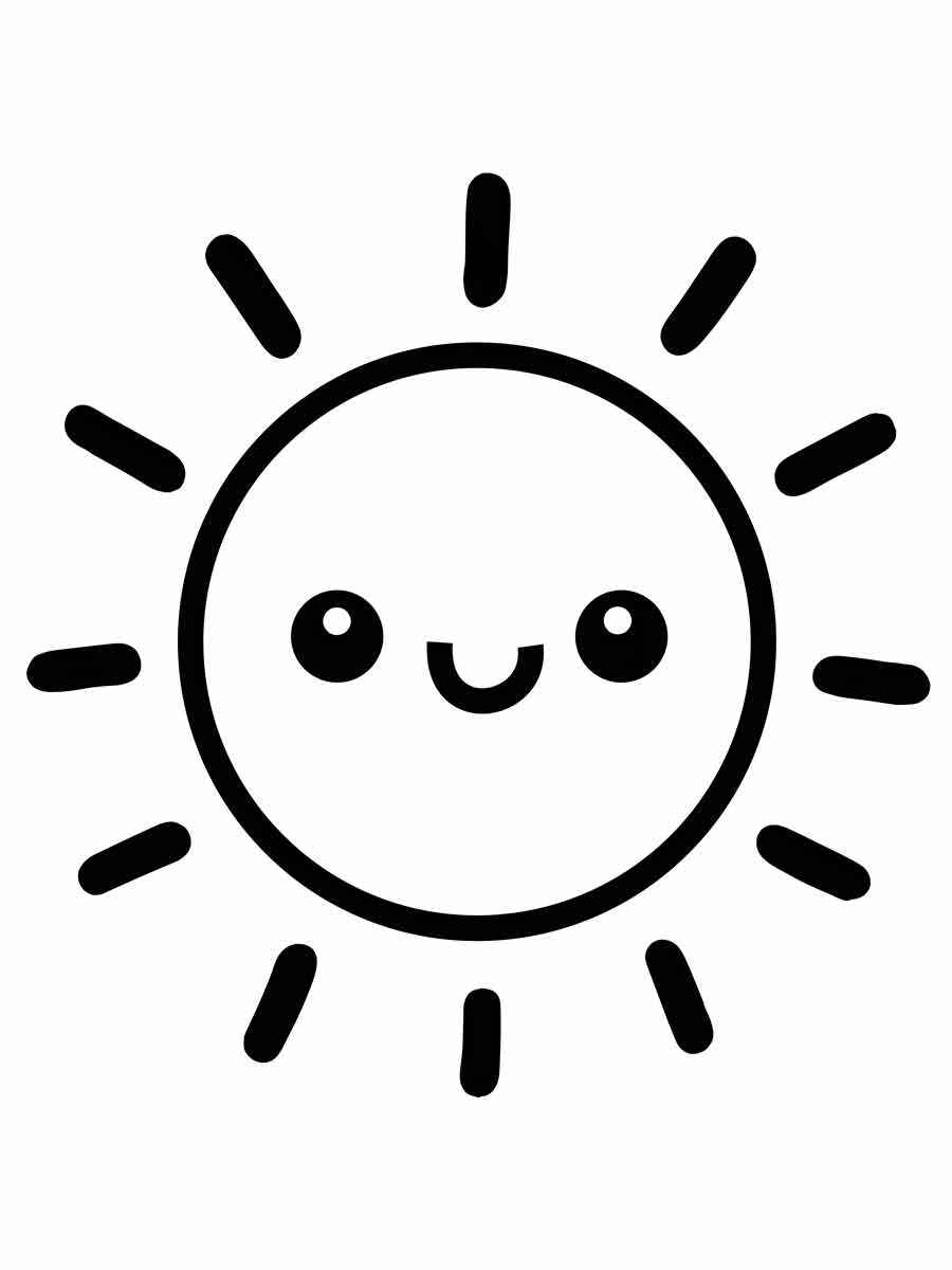Desenho de Sol Desenho Colorir Imprimir 53