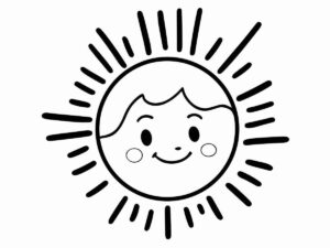 Desenho de Sol Desenho Colorir Imprimir 58