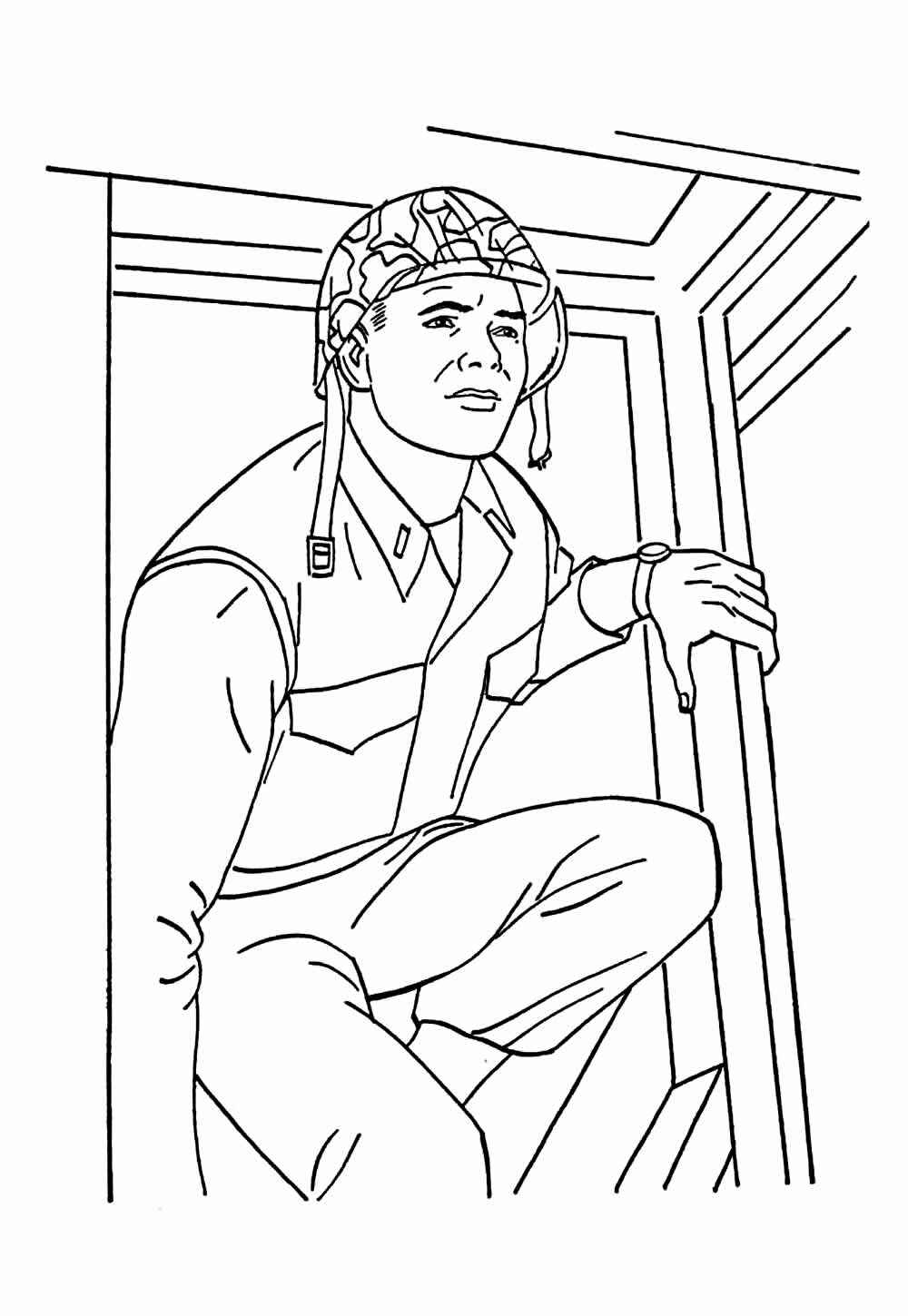 Desenho de Soldados Desenho Colorir Imprimir 17