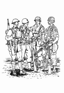 Desenho de Soldados Desenho Colorir Imprimir 28