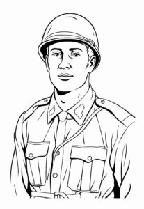 Desenho de Soldados Desenho Colorir Imprimir 30