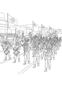 Desenho de Soldados Desenho Colorir Imprimir 31