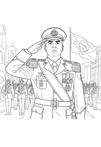 Desenho de Soldados Desenho Colorir Imprimir 33