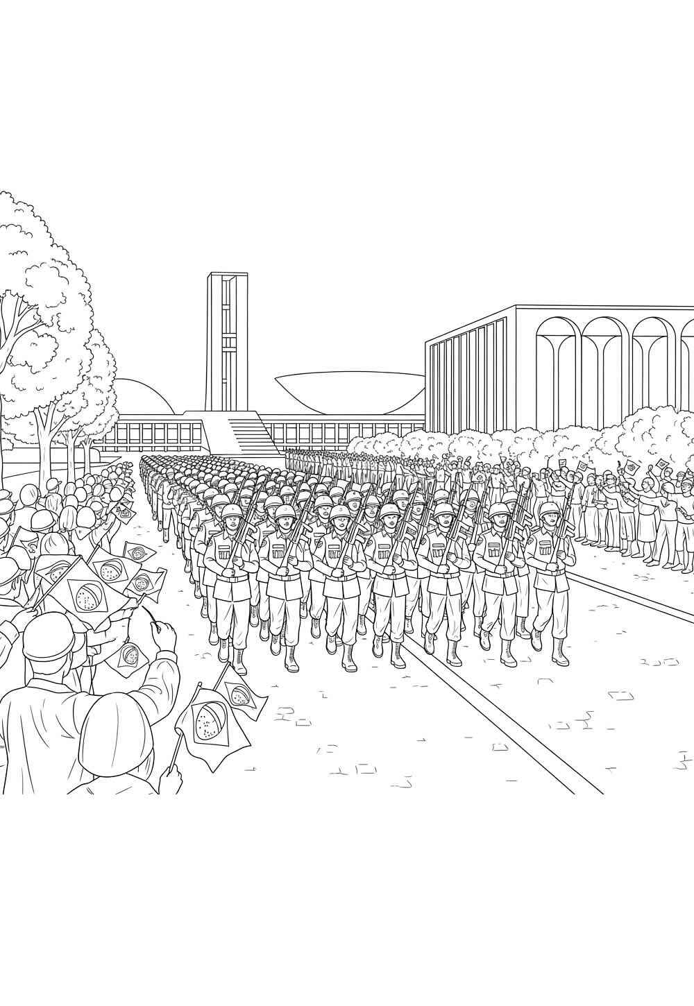 Desenho de Soldados Desenho Colorir Imprimir 37