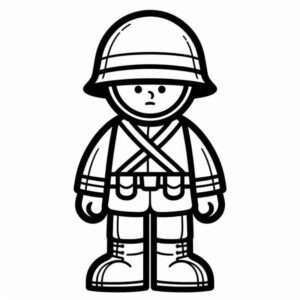 Desenho de Soldados Desenho Colorir Imprimir 45