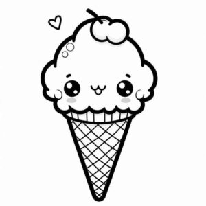 Desenho de Sorvete Desenho Colorir Imprimir 25