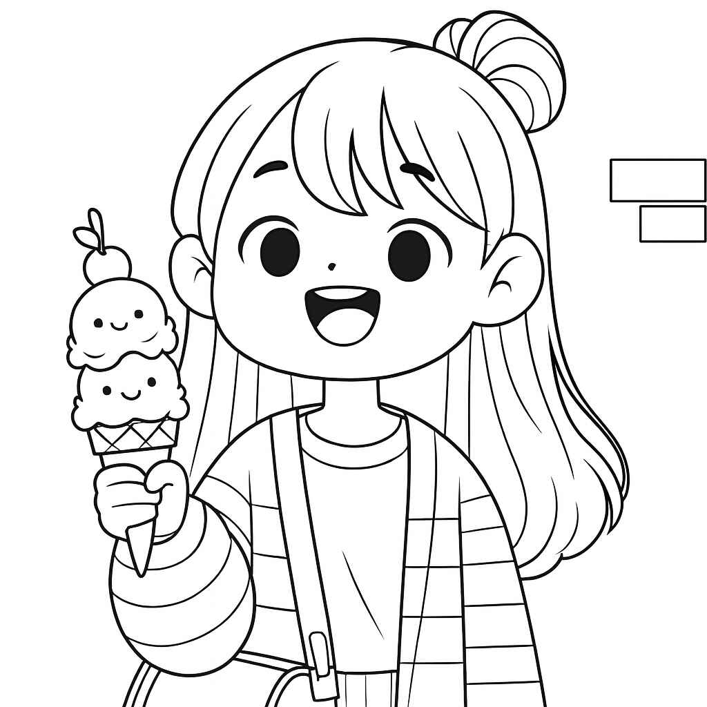 Desenho de Sorvete Desenho Colorir Imprimir 29