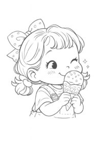 Desenho de Sorvete Desenho Colorir Imprimir 31