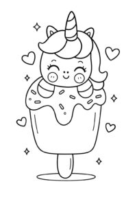 Desenho de Sorvete Desenho Colorir Imprimir 32