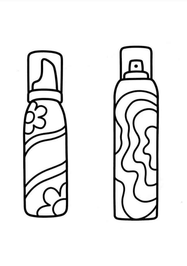 Desenho de Spray Desenho Colorir Imprimir 10