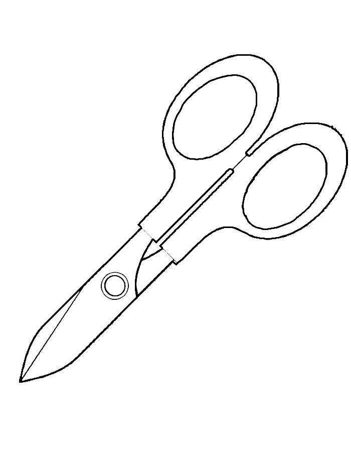 Desenho de Tesoura Desenho Colorir Imprimir 03