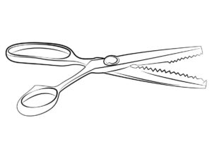 Desenho de Tesoura Desenho Colorir Imprimir 06