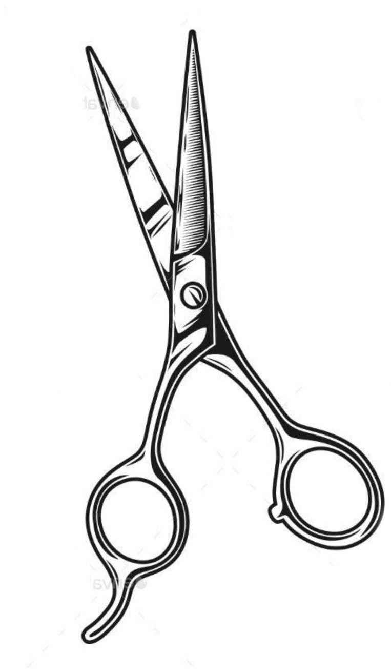 Desenho de Tesoura Desenho Colorir Imprimir 07