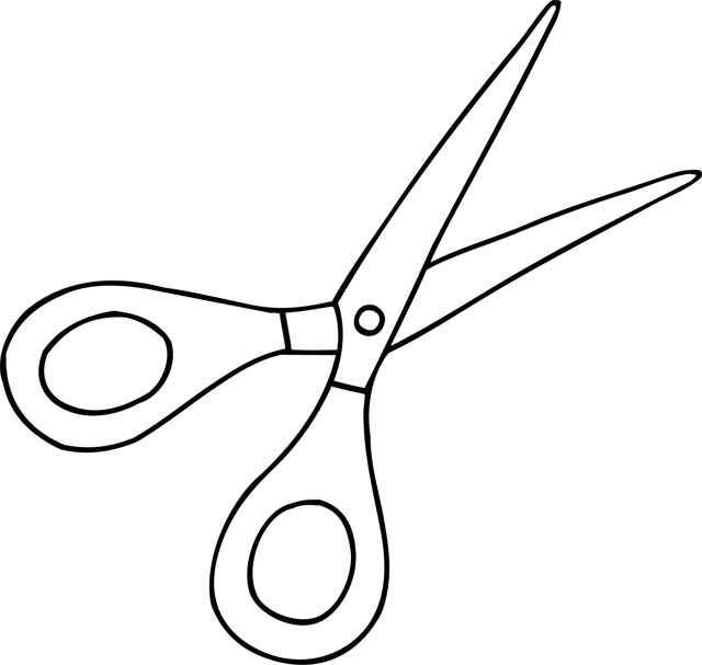 Desenho de Tesoura Desenho Colorir Imprimir 10