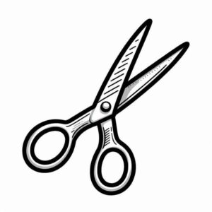 Desenho de Tesoura Desenho Colorir Imprimir 21