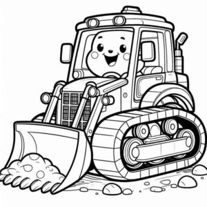 Desenho de Trator Desenho Colorir Imprimir 32