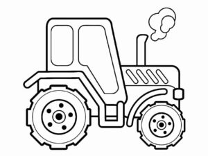 Desenho de Trator Desenho Colorir Imprimir 38