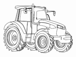 Desenho de Trator Desenho Colorir Imprimir 47