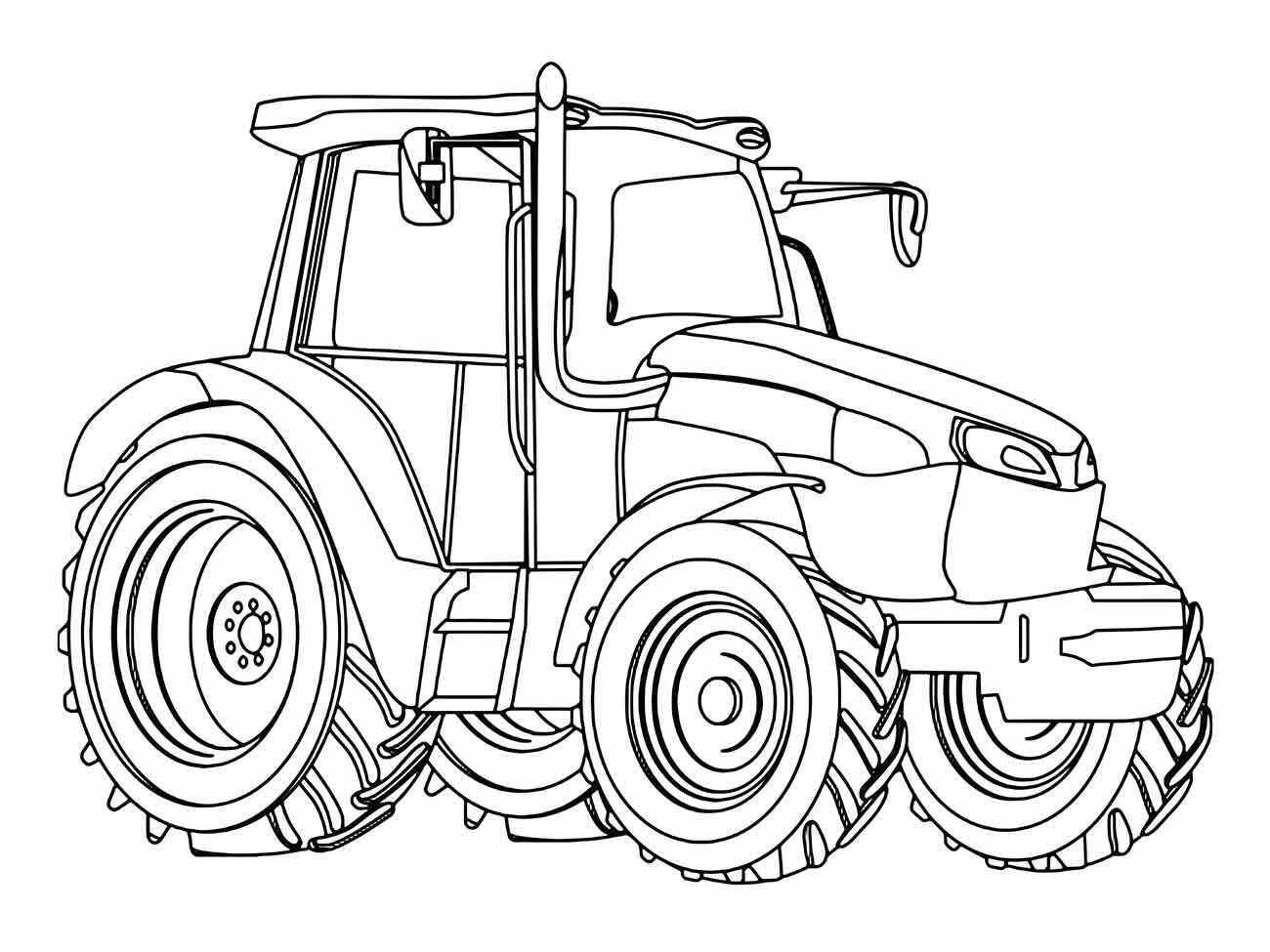 Desenho de Trator Desenho Colorir Imprimir 47